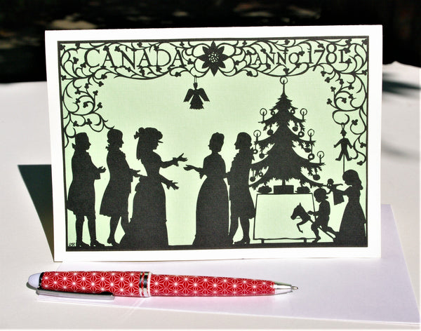 The First Christmas Tree in Canada, Greeting Card