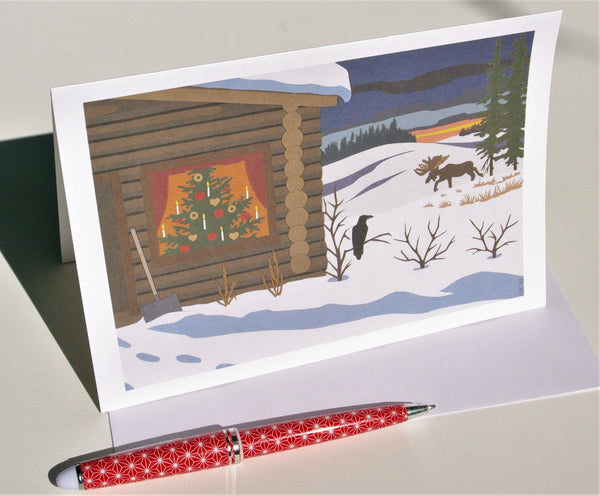German Canadian Christmas - Greeting Card