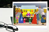 Christmas Market, Weihnachtsmarkt, Greeting Card