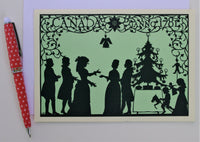 The First Christmas Tree in Canada, Greeting Card