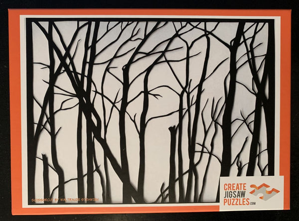 Silent Aspens, Scissorcut, Limited Edition Art Puzzle