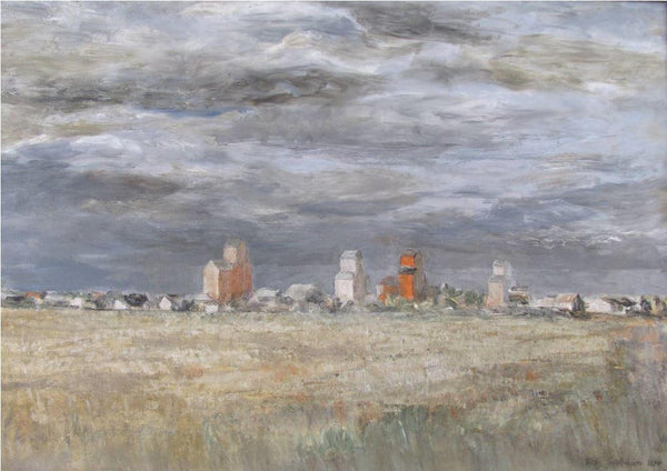 Prairie Grain Elevators 1977, Art Card