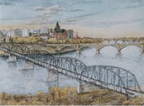 Saskatoon City of Bridges 1979, Art Card