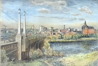 Saskatoon Broadway Bridge 1969, Art Card