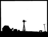 Prairie Windmill, Art Card