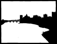 Saskatoon Skyline, Art Card