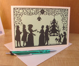 The First Christmas Tree in Canada, Greeting Card