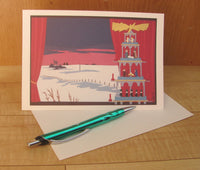 Weihnachts Pyramide, Christmas Pyramid, Greeting Card