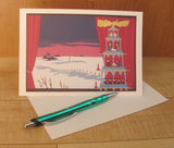 Weihnachts Pyramide, Christmas Pyramid, Greeting Card