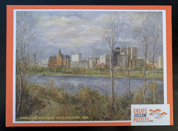 Saskatoon Autumn Skyline, Limited Edition Puzzle